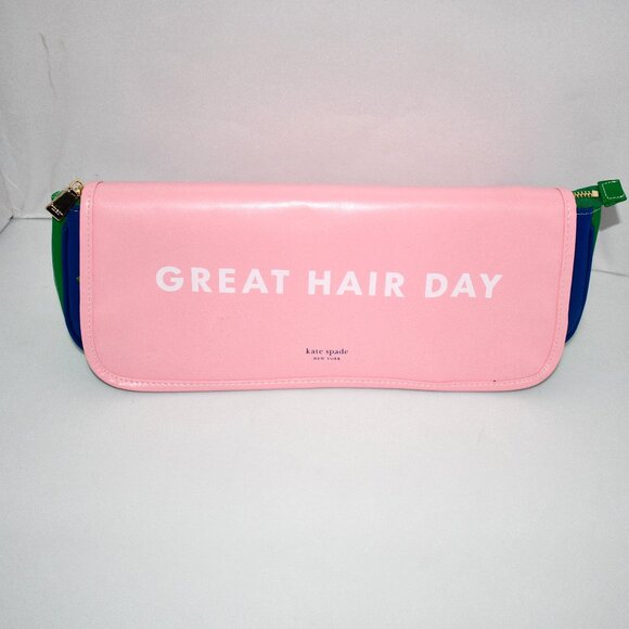 kate spade Hair Styling Tools Organizer Travel Bag, Great Hair Day #256057 NWT - Picture 1 of 7